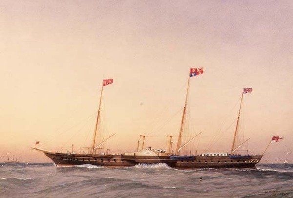 O Iate Victoria e Albert de William Frederick Mitchell