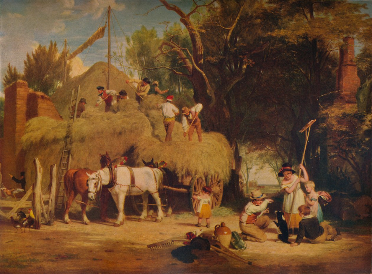 Empilhamento de feno, 1840, 1938 de William Frederick Witherington