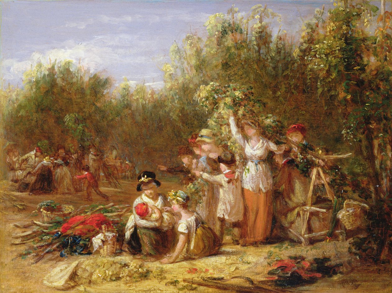 O jardim de lúpulo de William Frederick Witherington