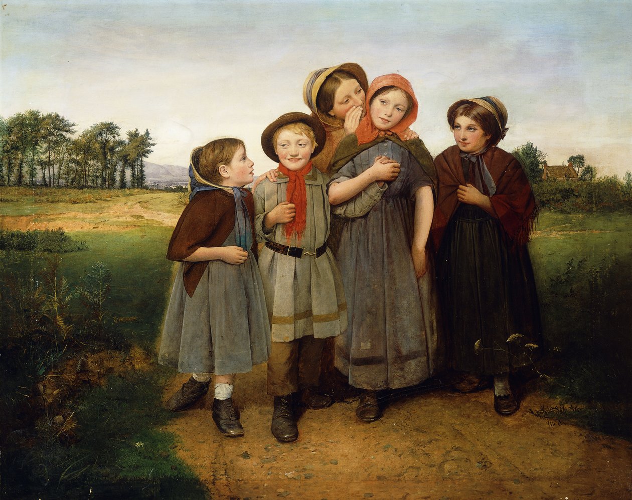 O Segredo, 1855 de William Frederick Witherington