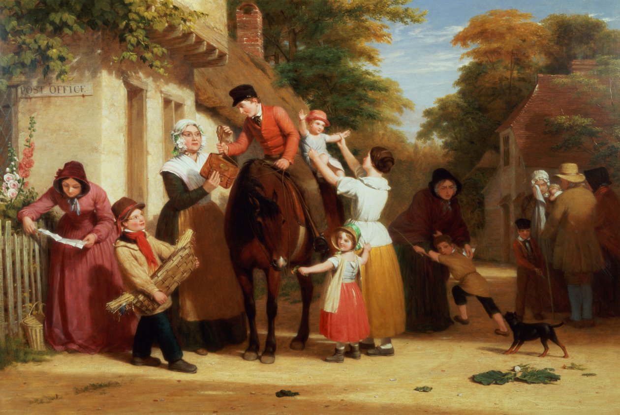 The Village Post Office de William Frederick Witherington