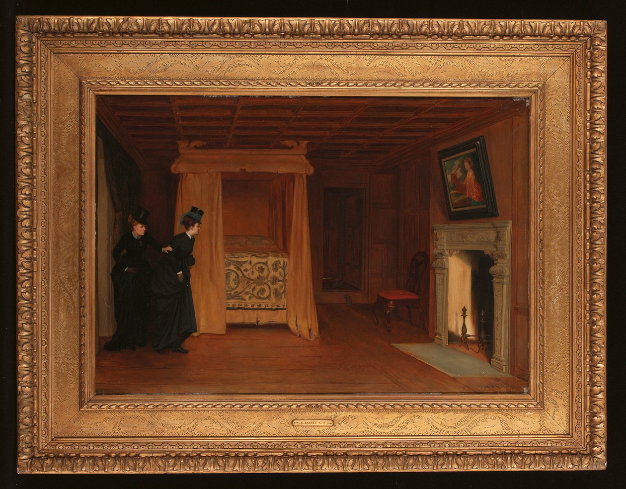 Uma visita à Câmara Assombrada, 1869 de William Frederick Yeames