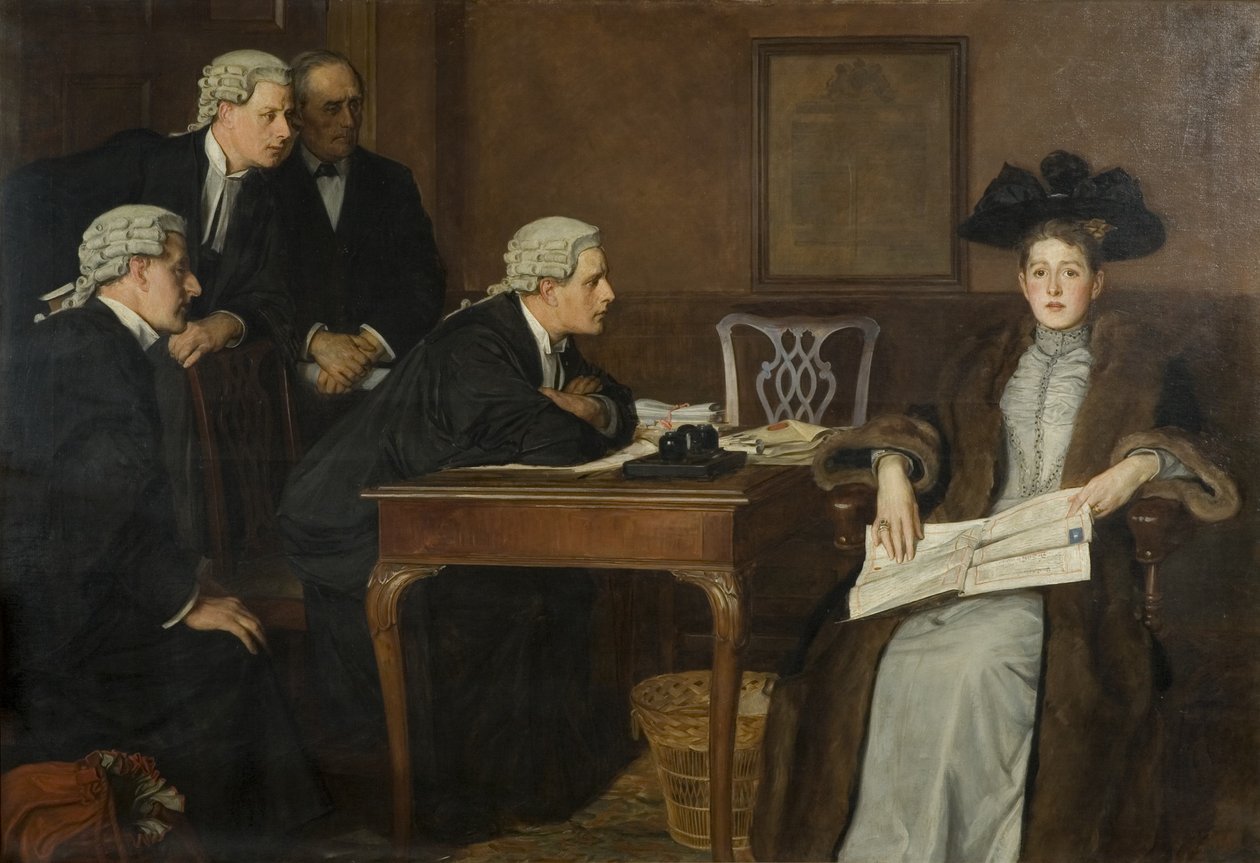 Réu e advogado de William Frederick Yeames