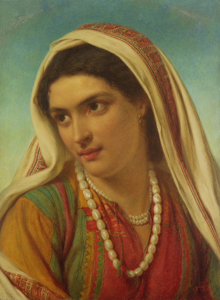 Uma menina árabe, 1866 de William Gale