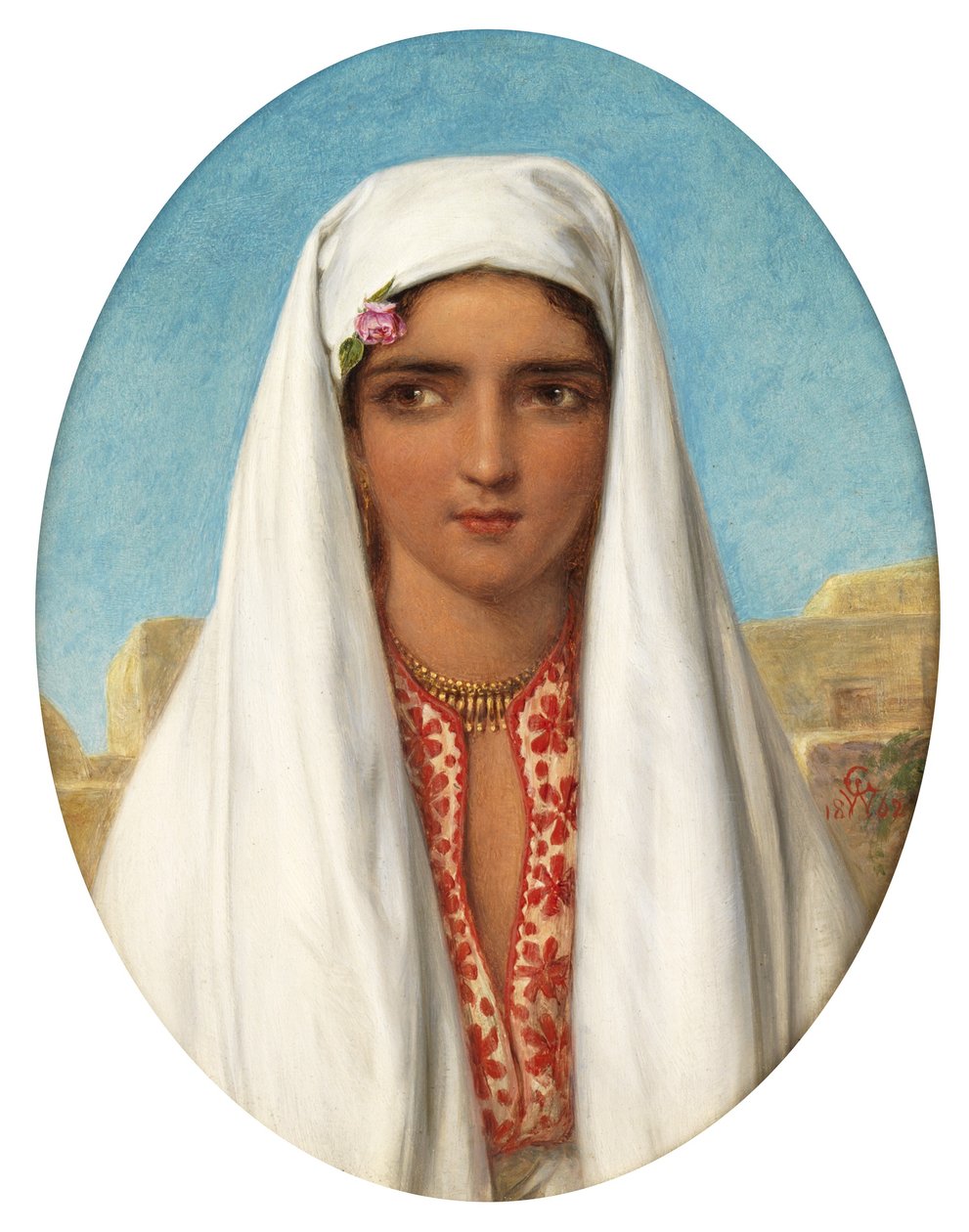 Uma beleza oriental, 1862 de William Gale