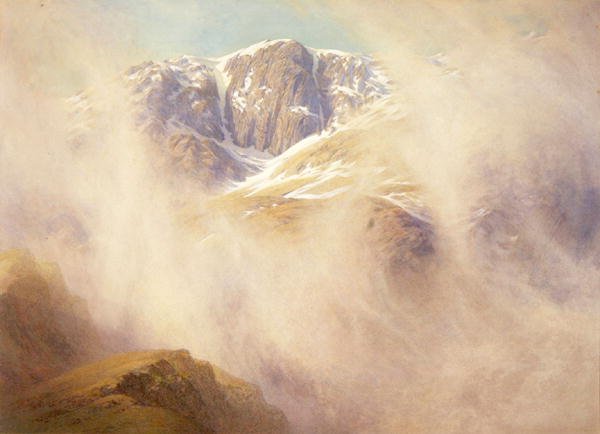 Misty Morning, Hen Tor, Coniston Fells de William Gersham Collingwood