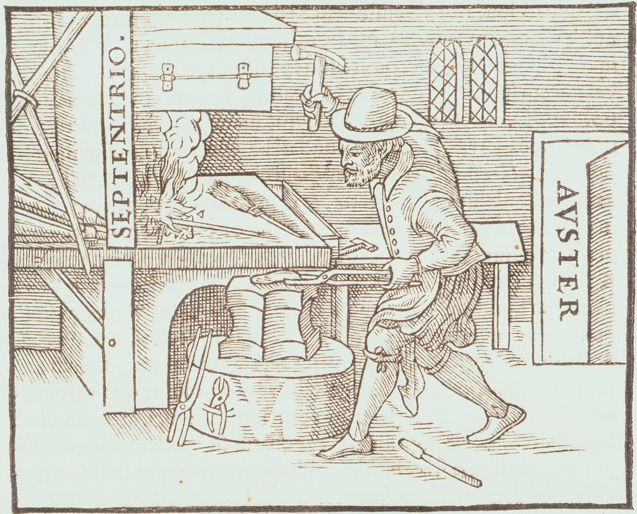 Forjando um ímã, de De Magnete de William Gilbert de William Gilbert