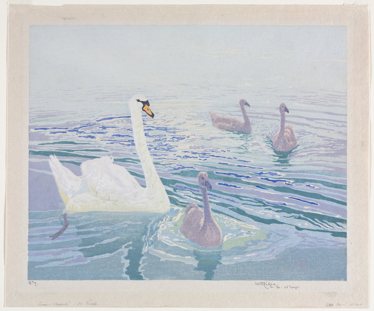 Cisnes e cisnes de William Giles