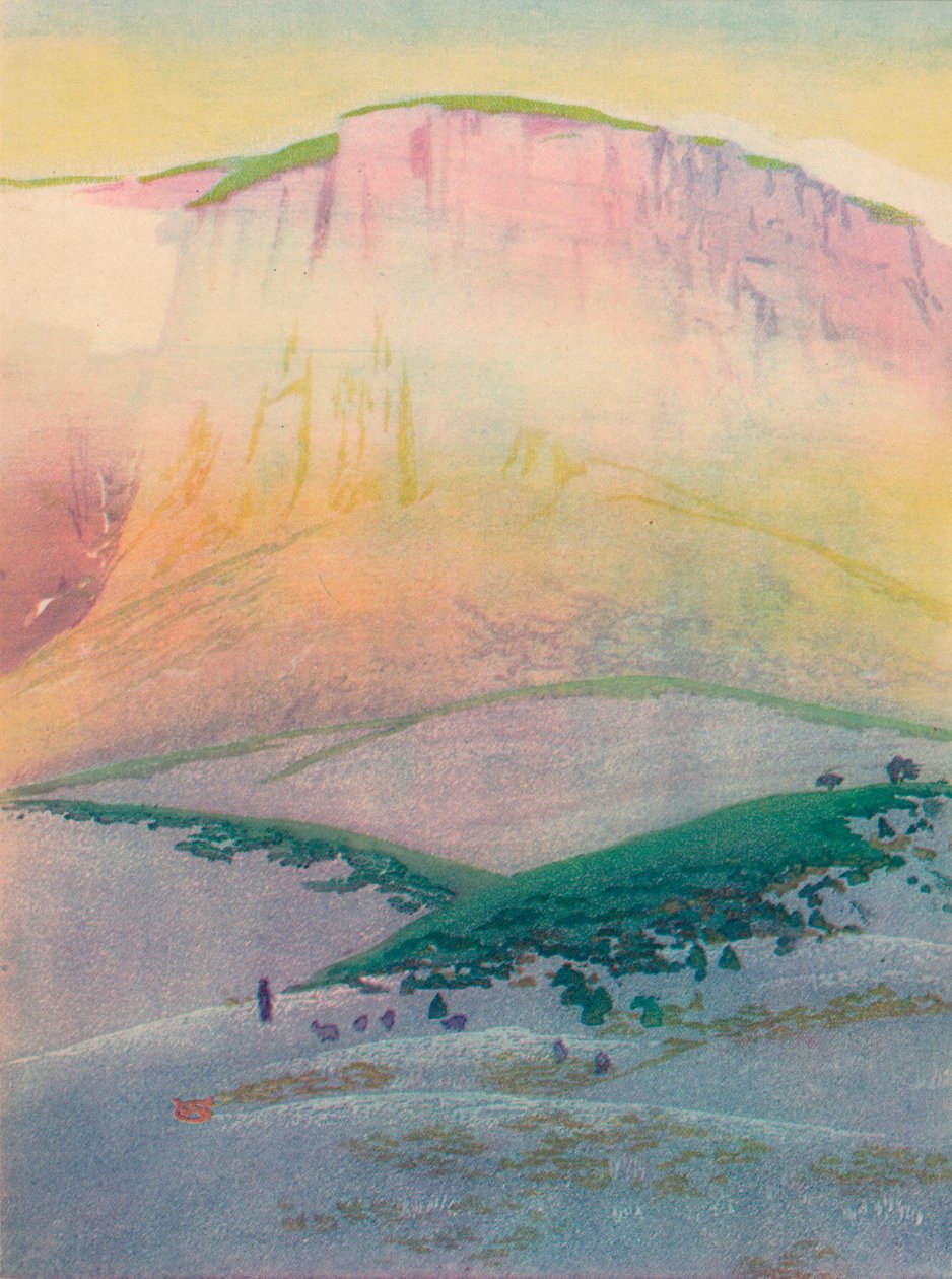O último brilho, Córsega, c1920, 1928 de William Giles