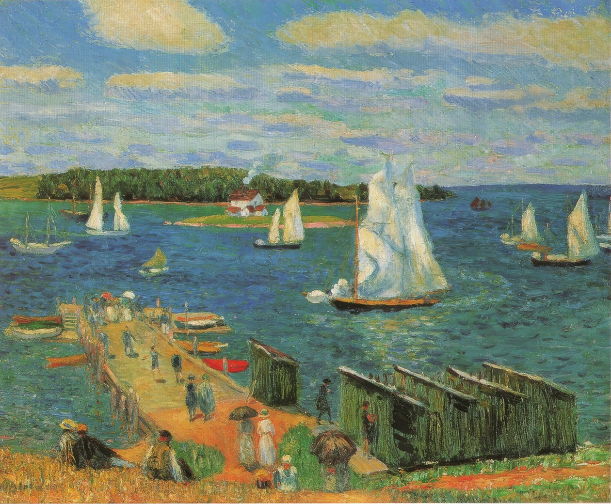 Baía de Mahone de William Glackens