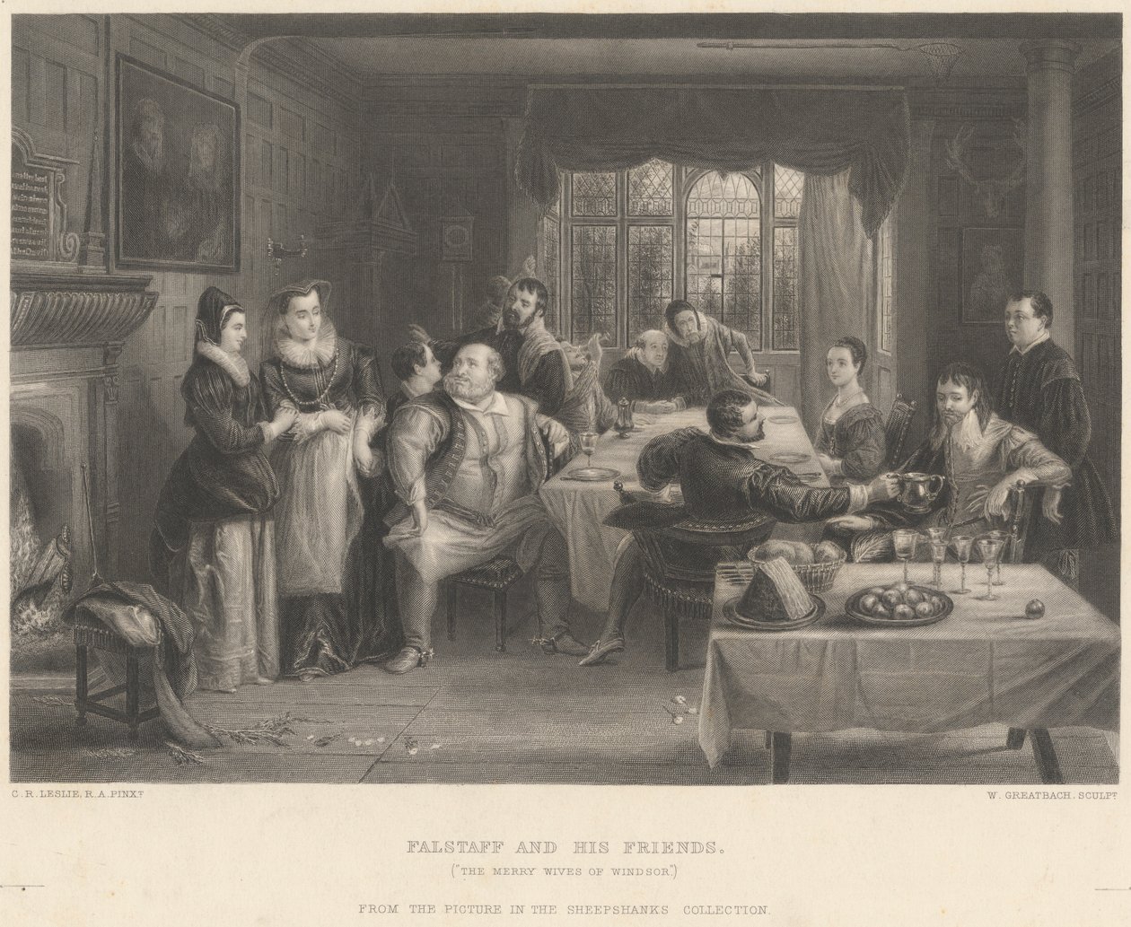Falstaff e os seus Amigos de William Greatbach