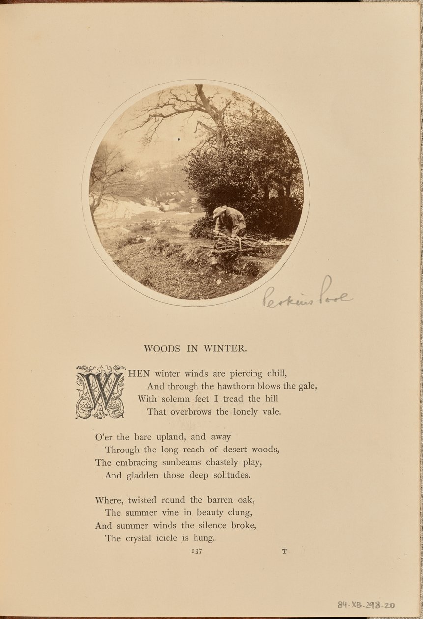 [Um homem a apanhar lenha, Inglaterra]. de William Grundy