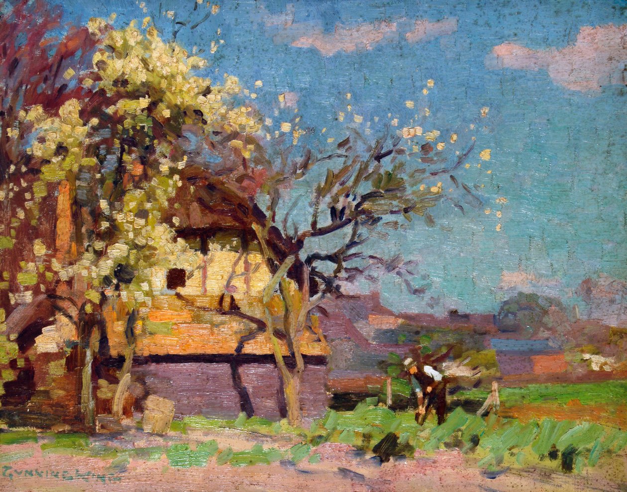 primavera (óleo sobre tela) de William Gunning King