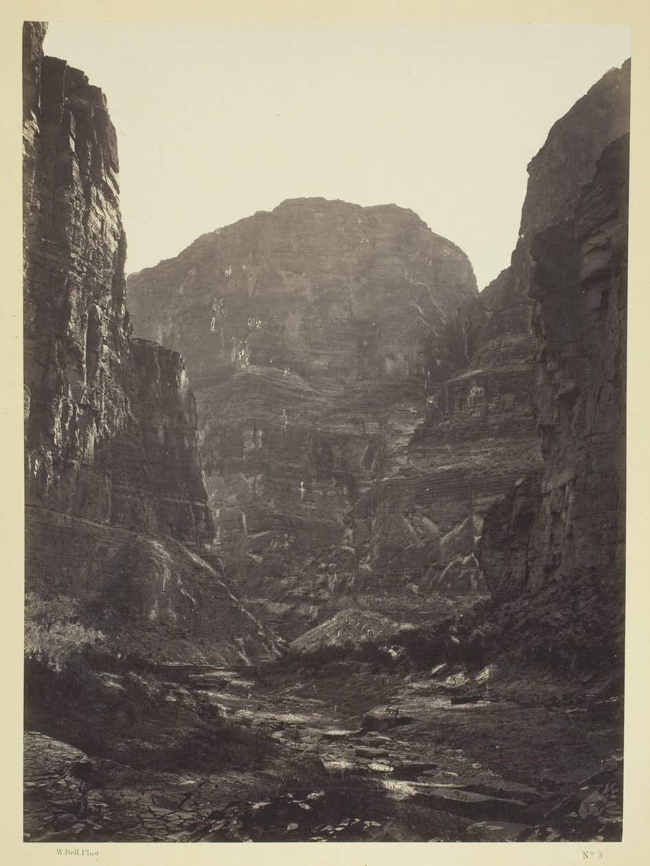 Cañon de Kanab Wash, Rio Colorado, Looking South, 1872. de William H. Bell