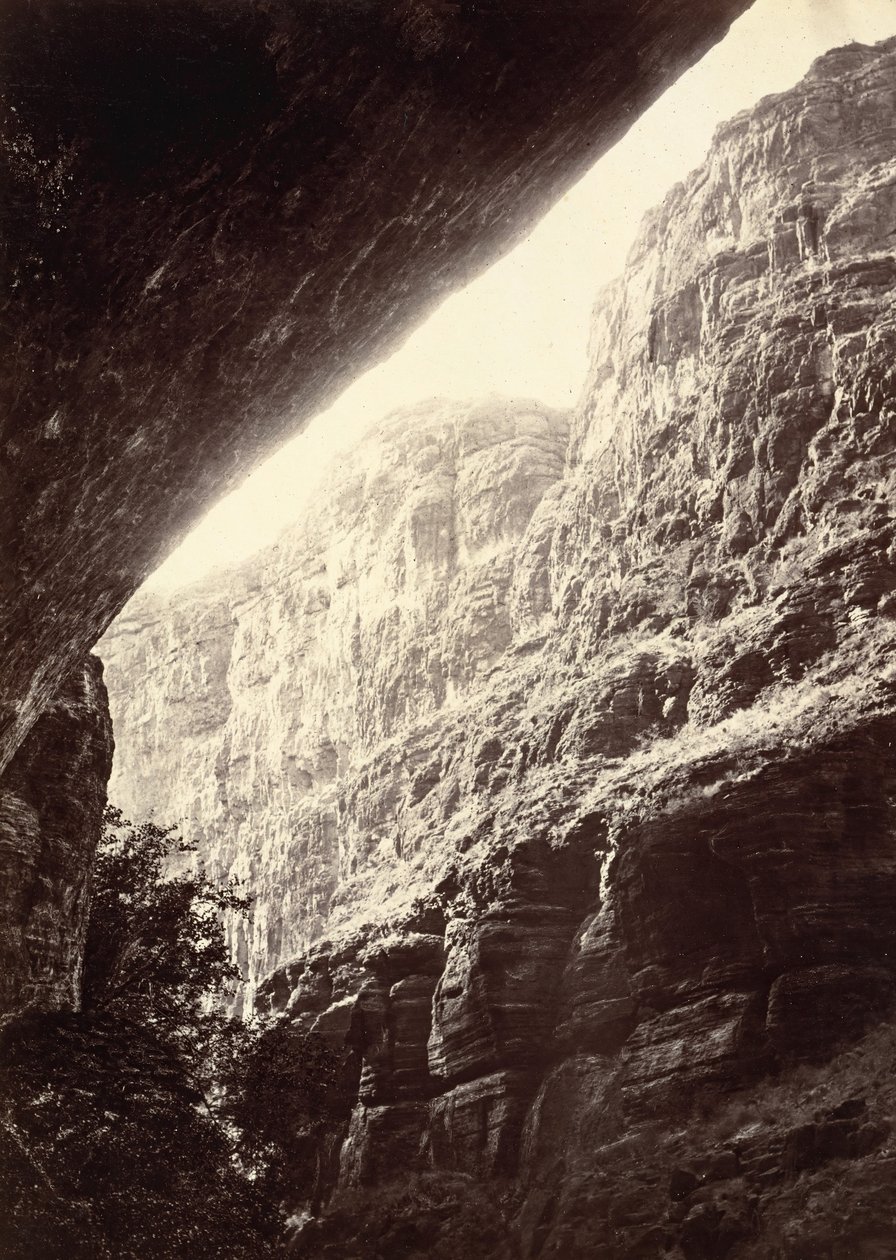 Cañon de Kanab Wash, Looking South, 1872. de William H. Bell