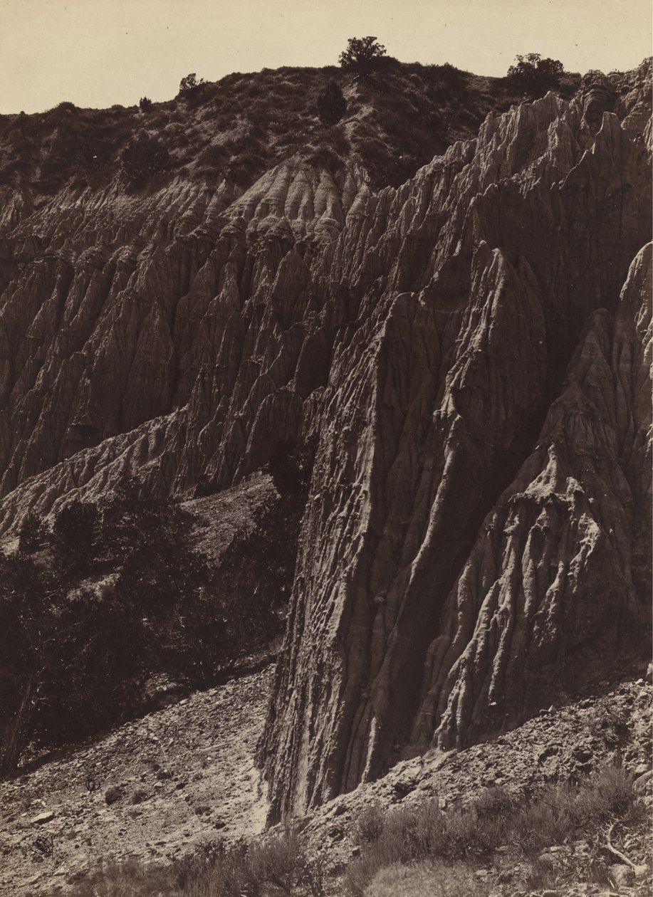 Rain Sculpture, Salt Creek Canon, Utah, 1872. de William H. Bell
