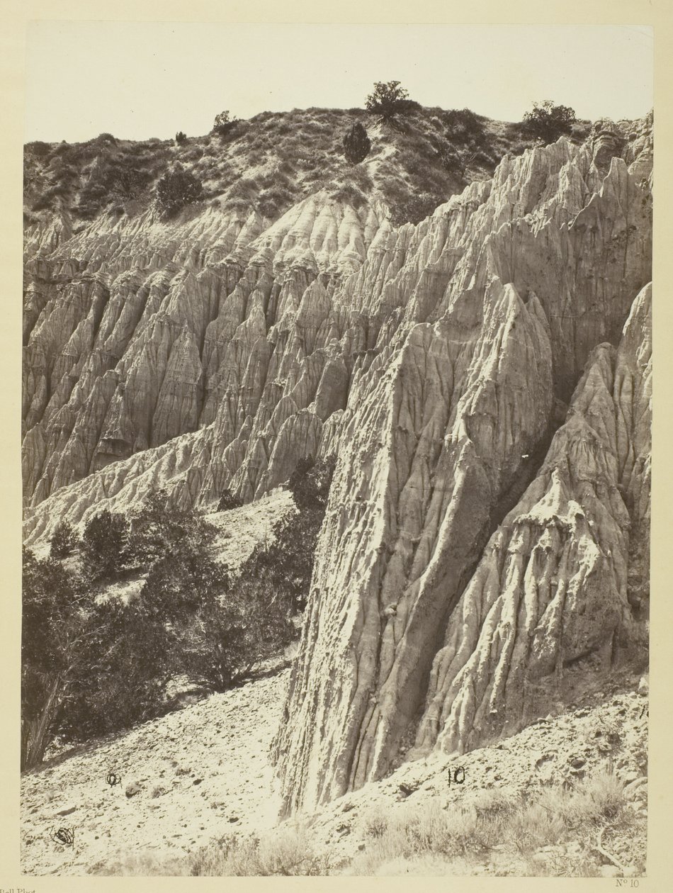 Escultura de chuva, Salt Creek Cañon, Utah de William H. Bell