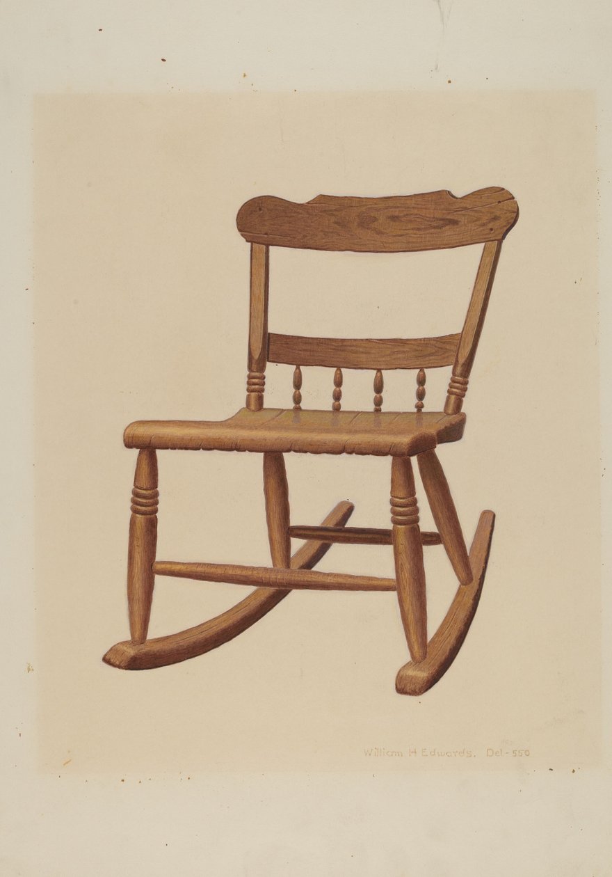 Cadeira de Pedras para Crianças, c. 1939. de William H Edwards