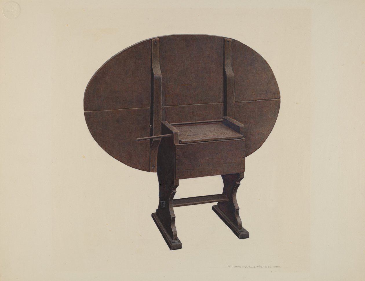 Mesa de jantar, 19351942. de William H Edwards