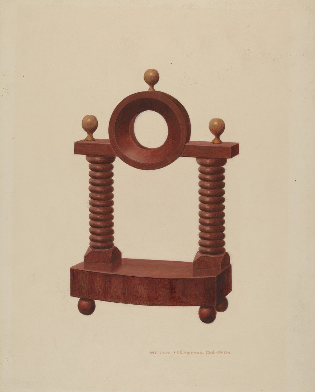 Watch Holder, c. 1939. de William H Edwards
