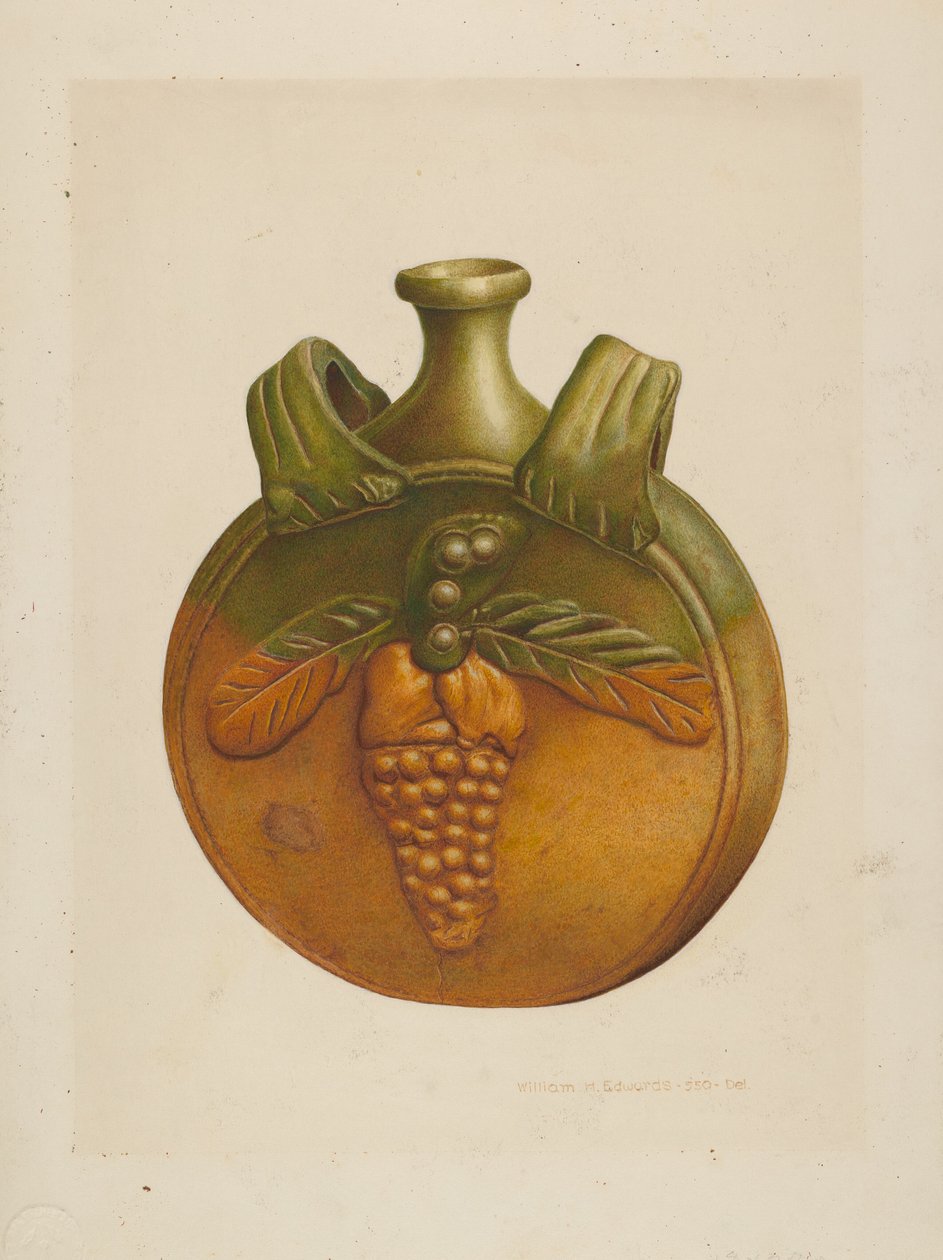 Garrafa de água, c. 1939. de William H Edwards