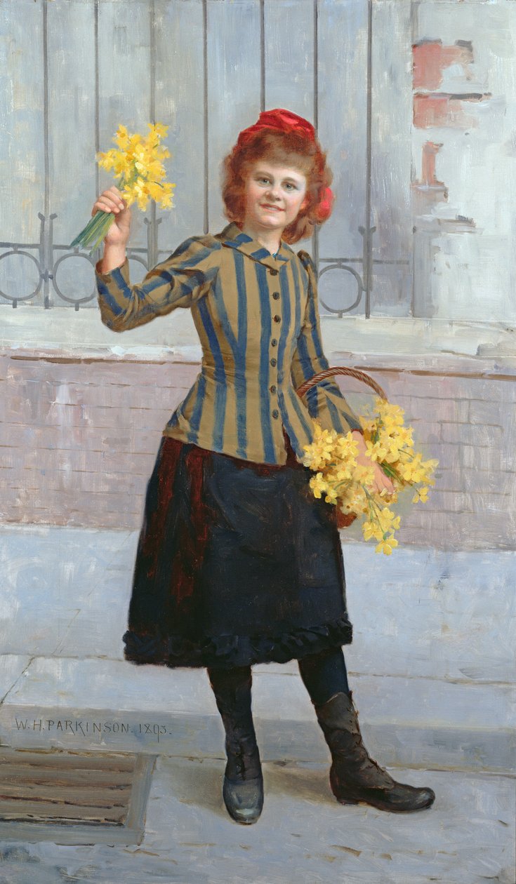 Um retrato da senhorita Gertie Miller, 1893 de William H. Parkinson