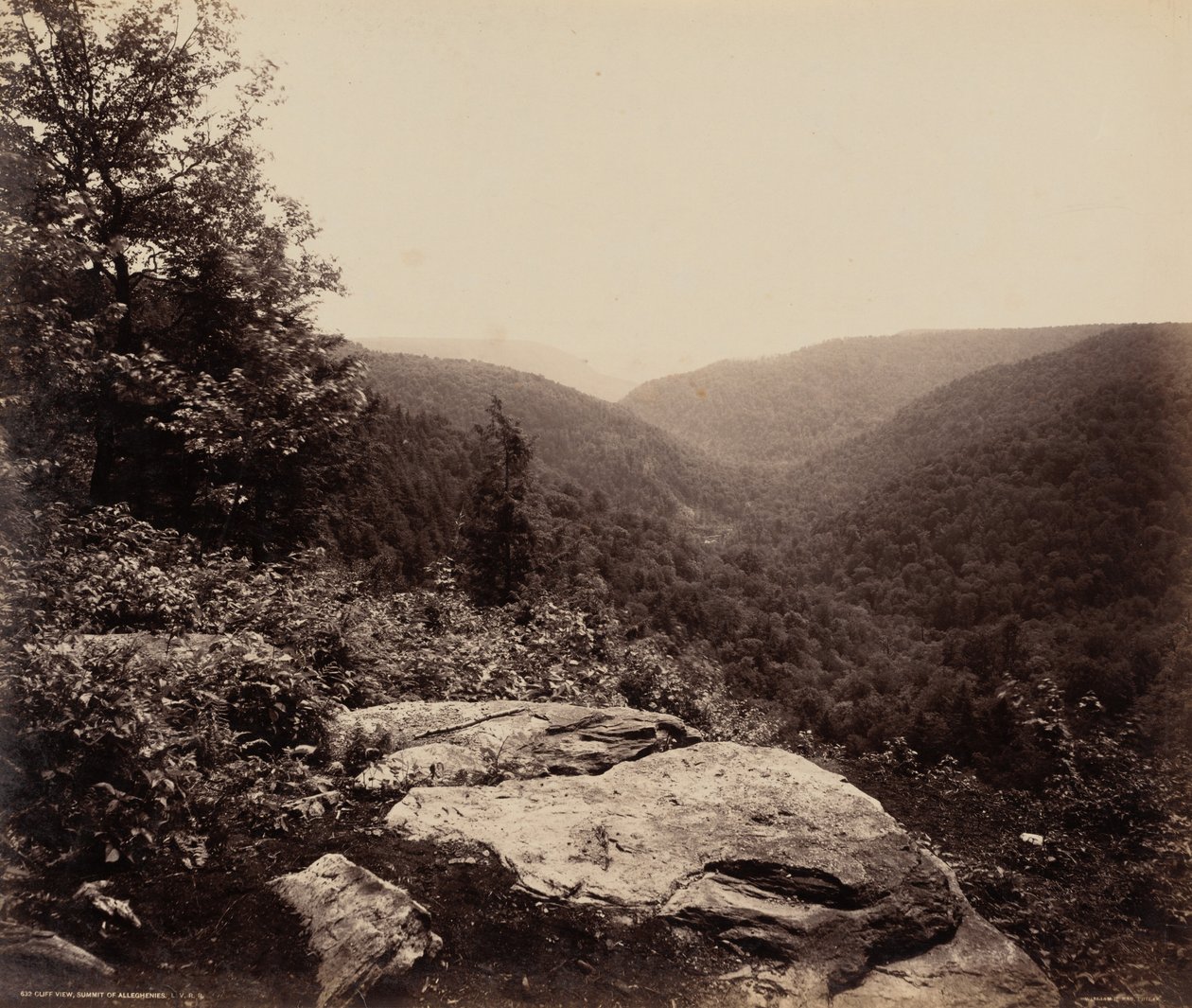Cliff View, Cimeira de Alleghenies de William H. Rau