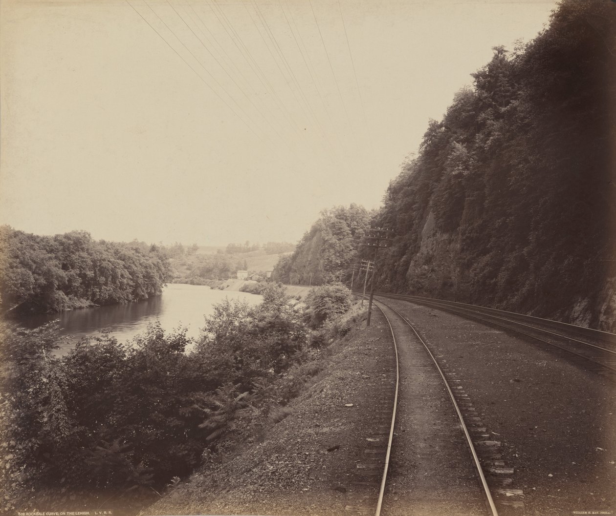 Curva Rockdale, no Lehigh de William H. Rau