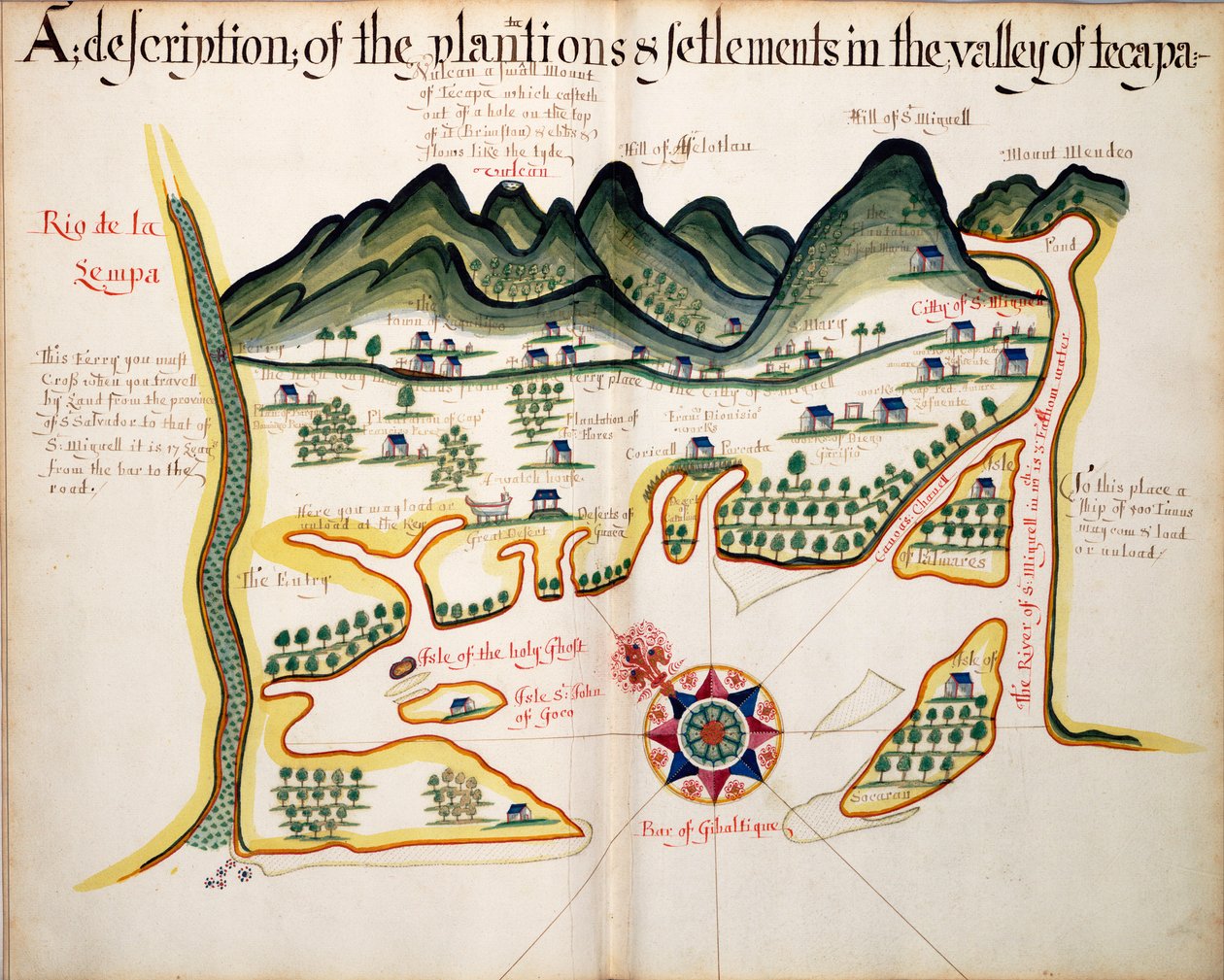Descrição das plantações e povoações do vale de Tepaca de William Hack