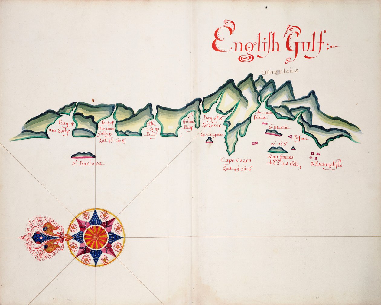 Golfo Inglês, costa sul-americana do Pacífico de William Hack