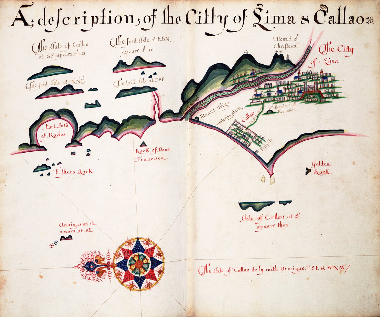 Mapa de Lima e Callao de William Hack