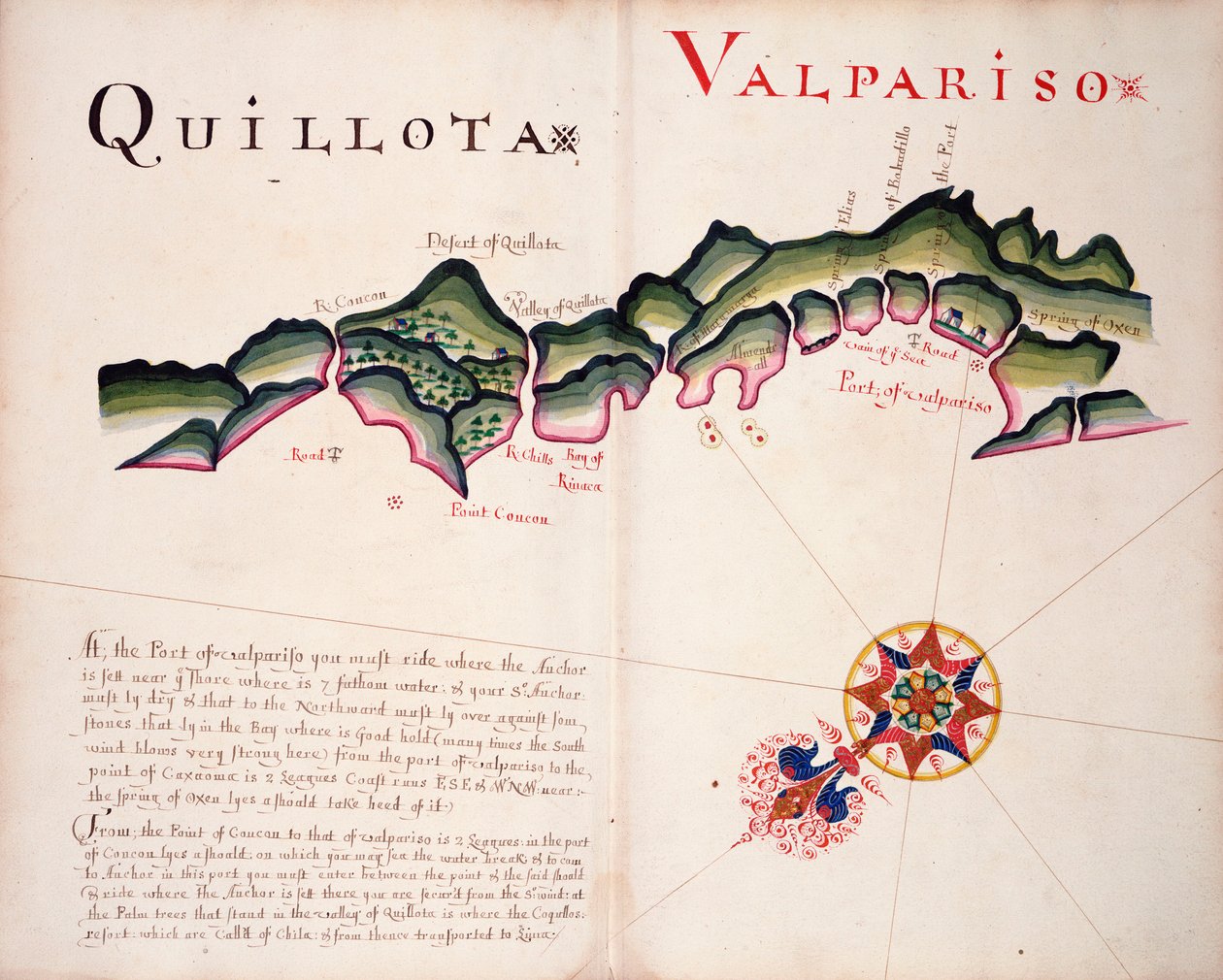Quillota e Valpariso, costa sul-americana do Pacífico de William Hack