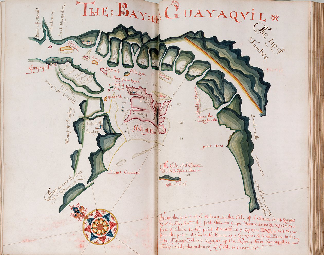 A baía de Guayaquil de William Hack