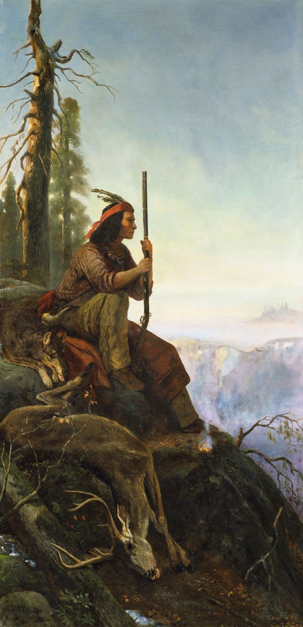 O fogo do sinal, 1880 de William Hahn