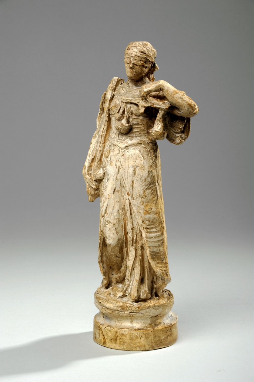 Maquete para uma Figura de Justiça (gesso) de William Hamo Thornycroft