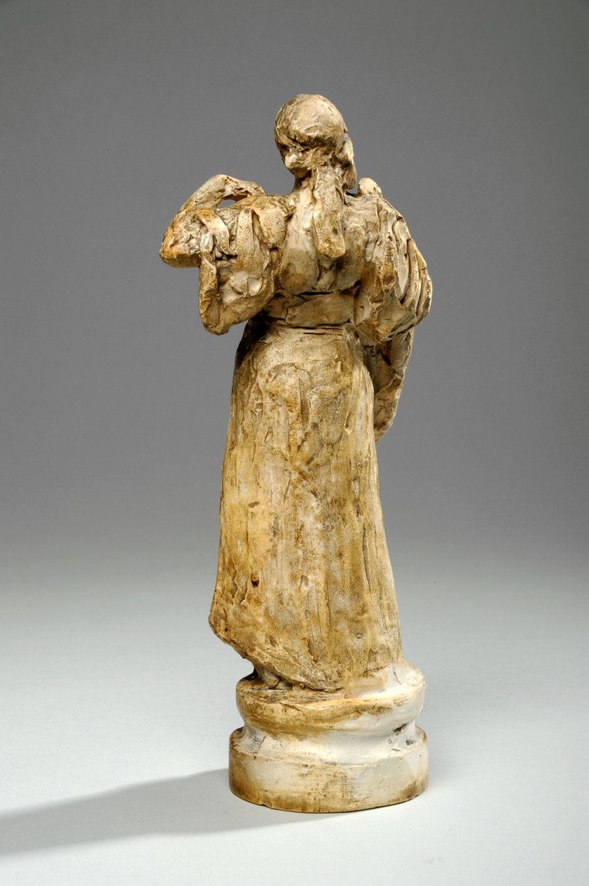 Maquete para uma Figura de Justiça (gesso) de William Hamo Thornycroft