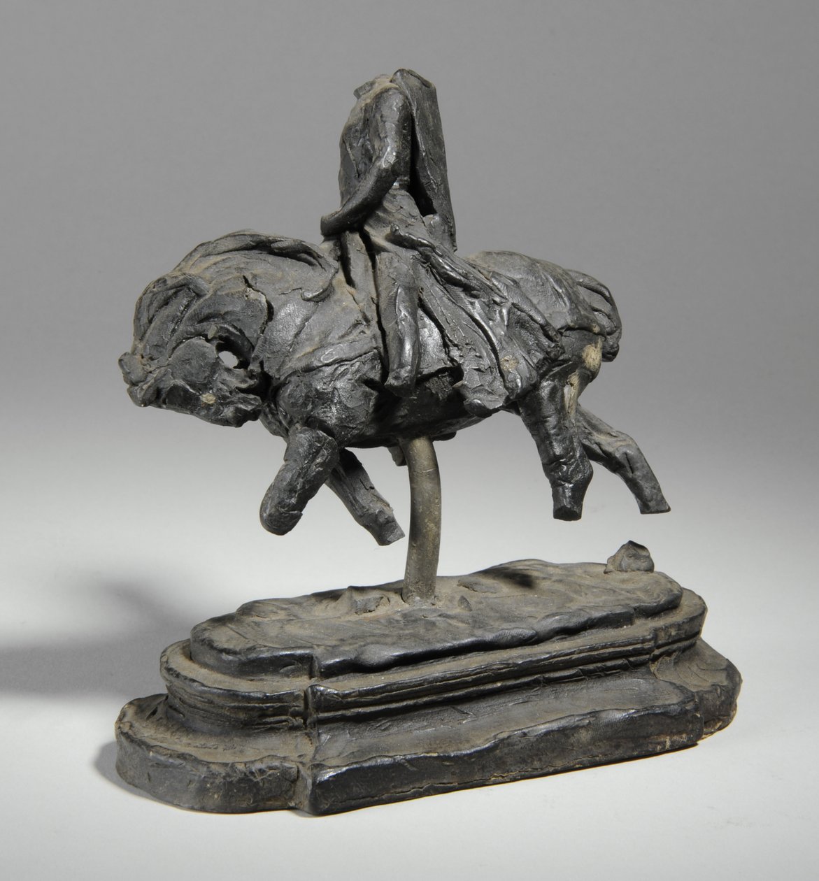 Maquete para uma estátua equestre de Eduardo I, c.1893 (plasticina) de William Hamo Thornycroft