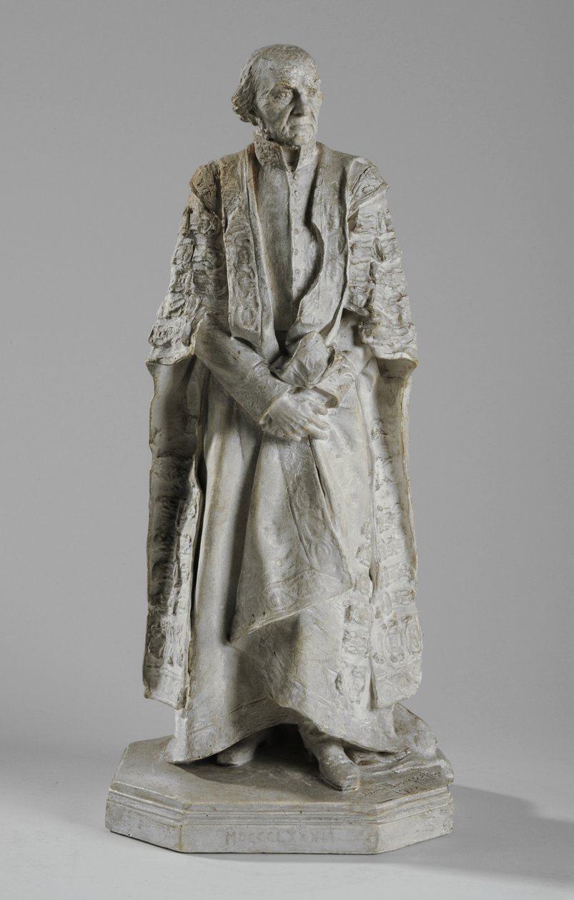 Maquete para a estátua de William Ewart Gladstone em The Strand, Londres, c.1905 de William Hamo Thornycroft