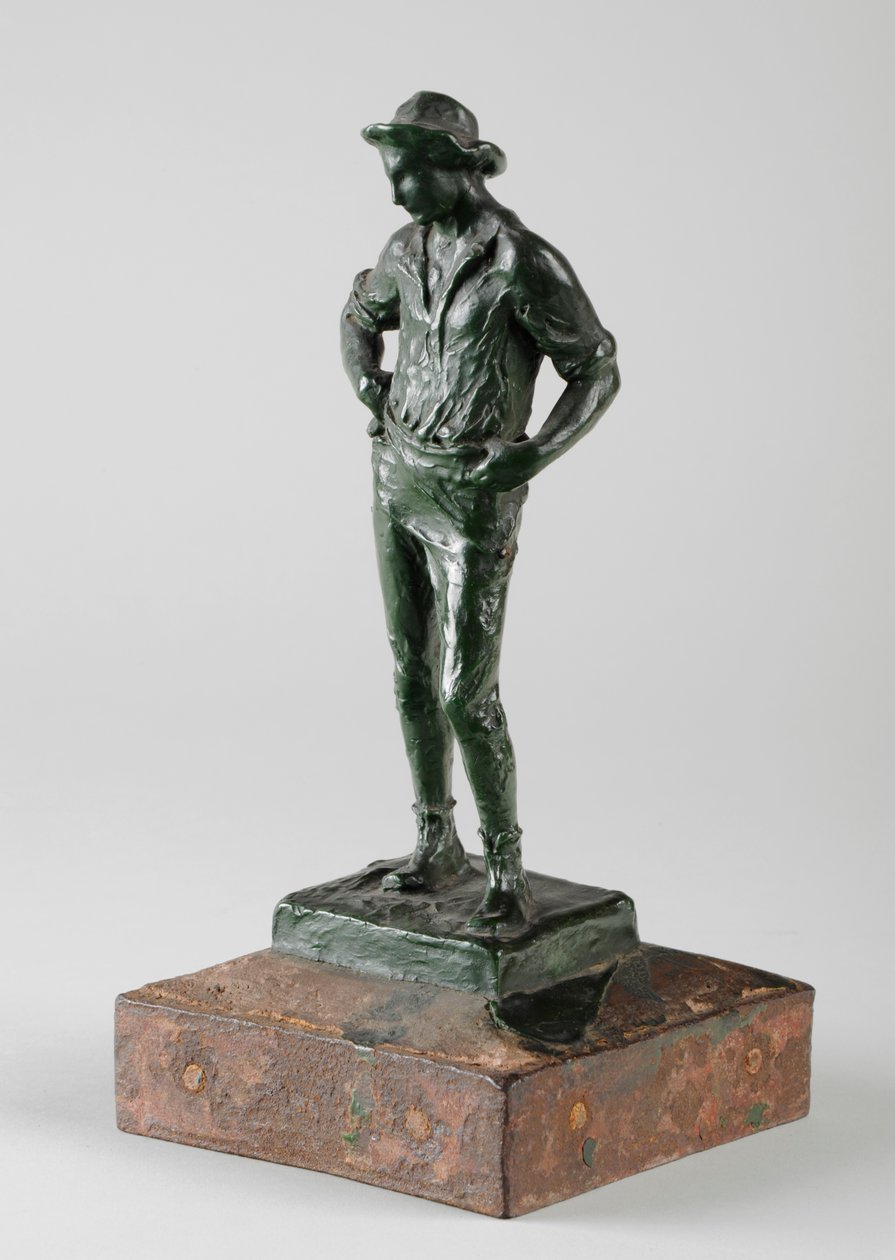 The Mower, c.1884 (cera) (ver também 440211) de William Hamo Thornycroft