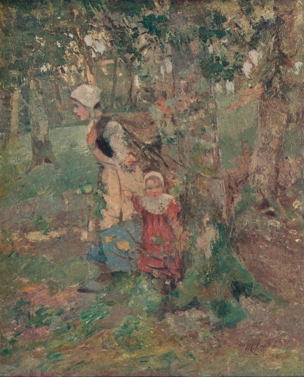 A borda da madeira, c1916 de William Hanna Clarke