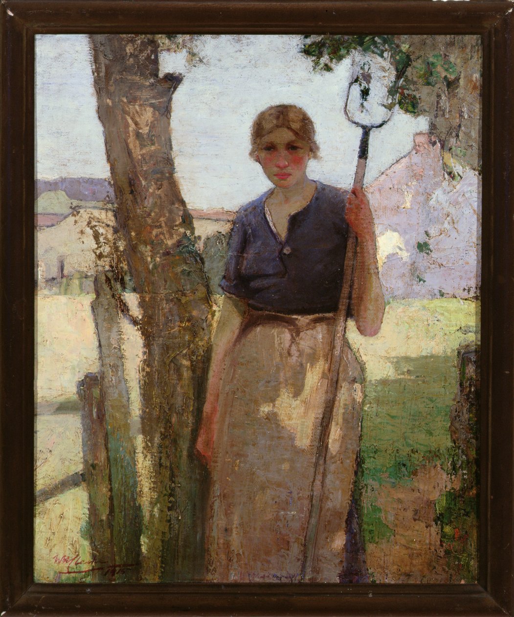 A menina da fazenda, 1915 de William Hanna Clarke