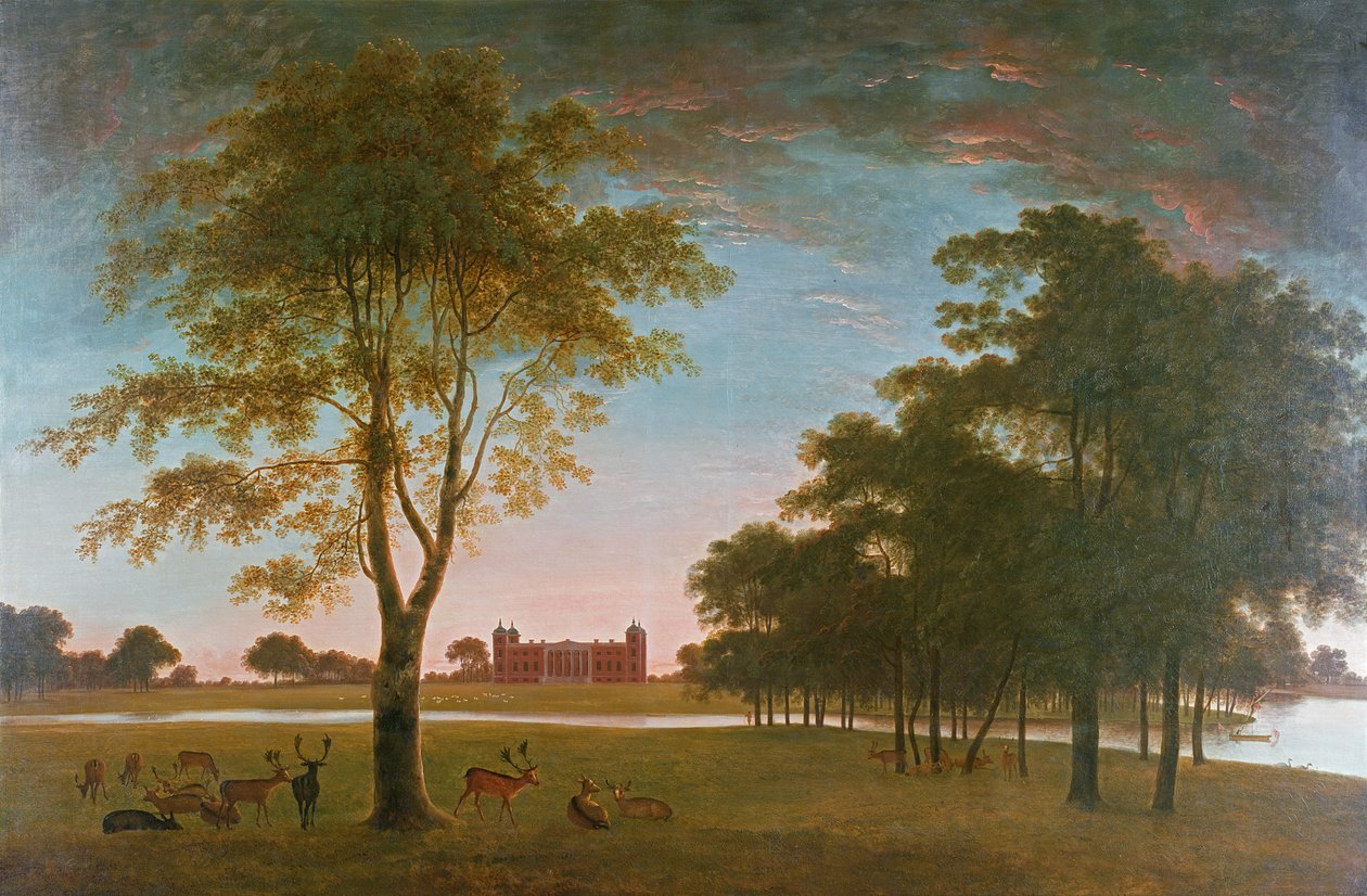 Osterley House and Park à noite de William Hannan
