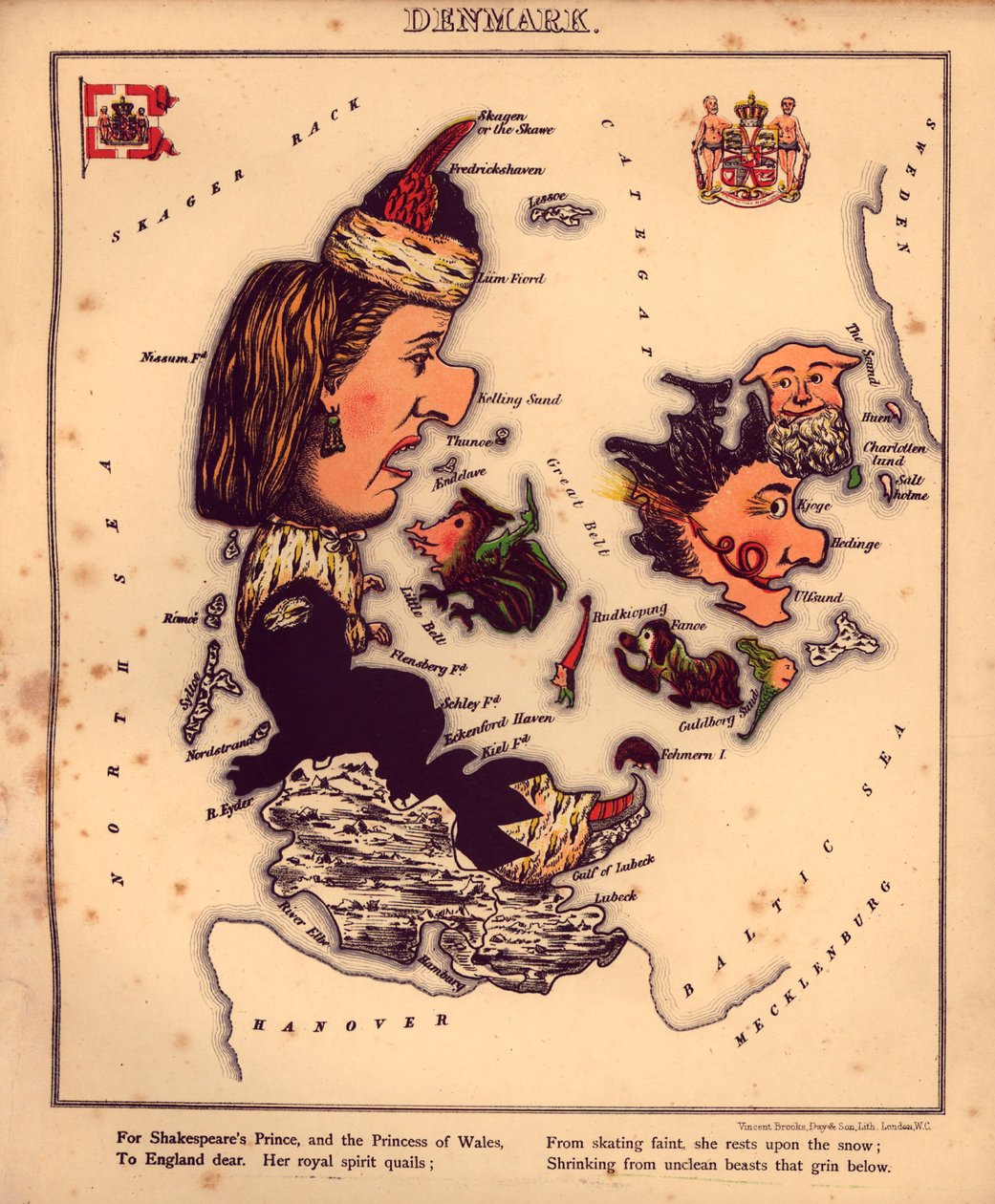 Divertimento geográfico - esquemas humorísticos de vários países, com uma introdução e linhas descritivas LOC 84675540-16 de William Harvey