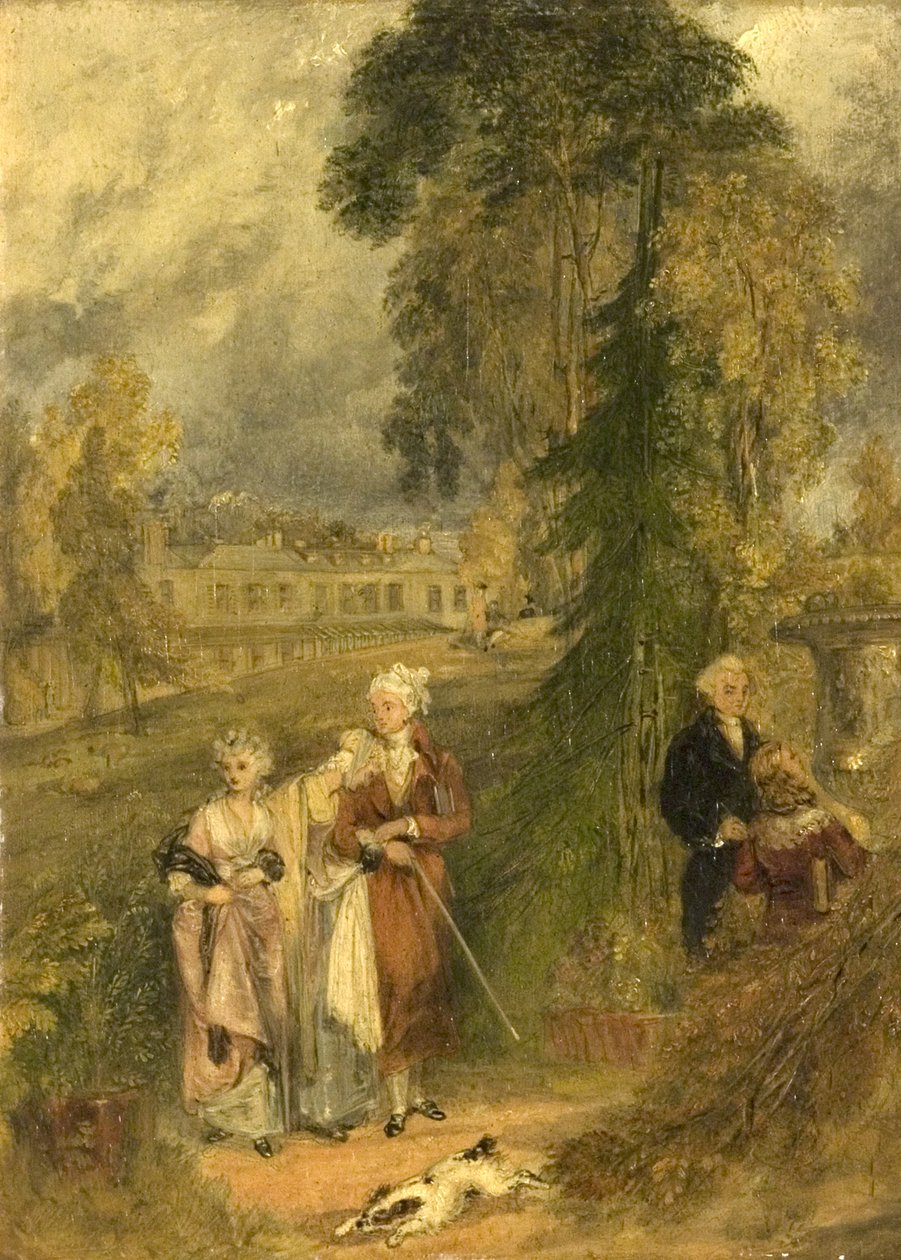 A residência de Hayley, Eartham, Sussex de William Harvey