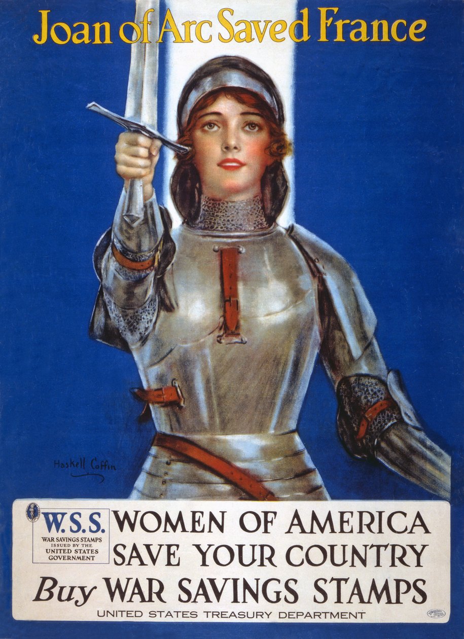 Joana d&39;Arc salvou a França, 1918 de William Haskell Coffin