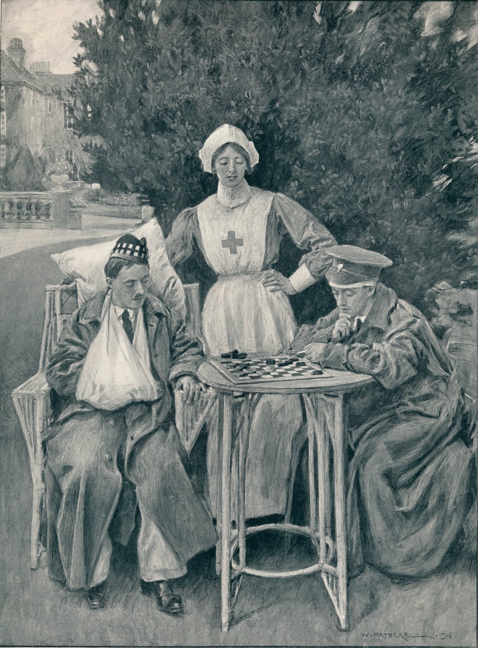 Um estudo de estratégia - estágio VI c1920 de William Hatherell