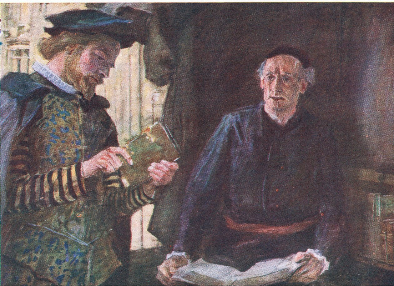 Shakespeare compra um volume em uma banca de livros, da My Magazine, pub.1922 de William Hatherell