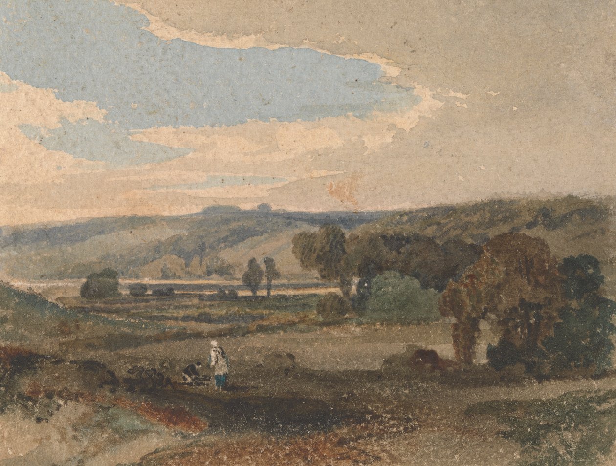 Paisagem galesa de William Havell