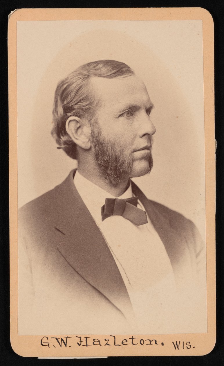 Retrato de Gerry Whiting Hazleton 1829-1920, antes de 1876. de William Hayward Sherman