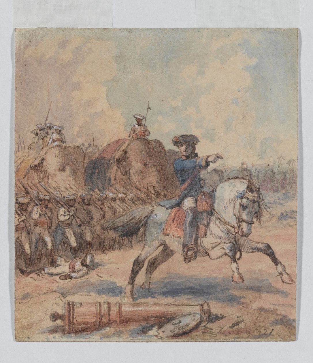 Clive em Plassey, 1757 de William Heath